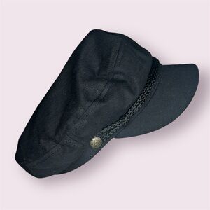 Brixton Fiddler Cap, Black, Size small